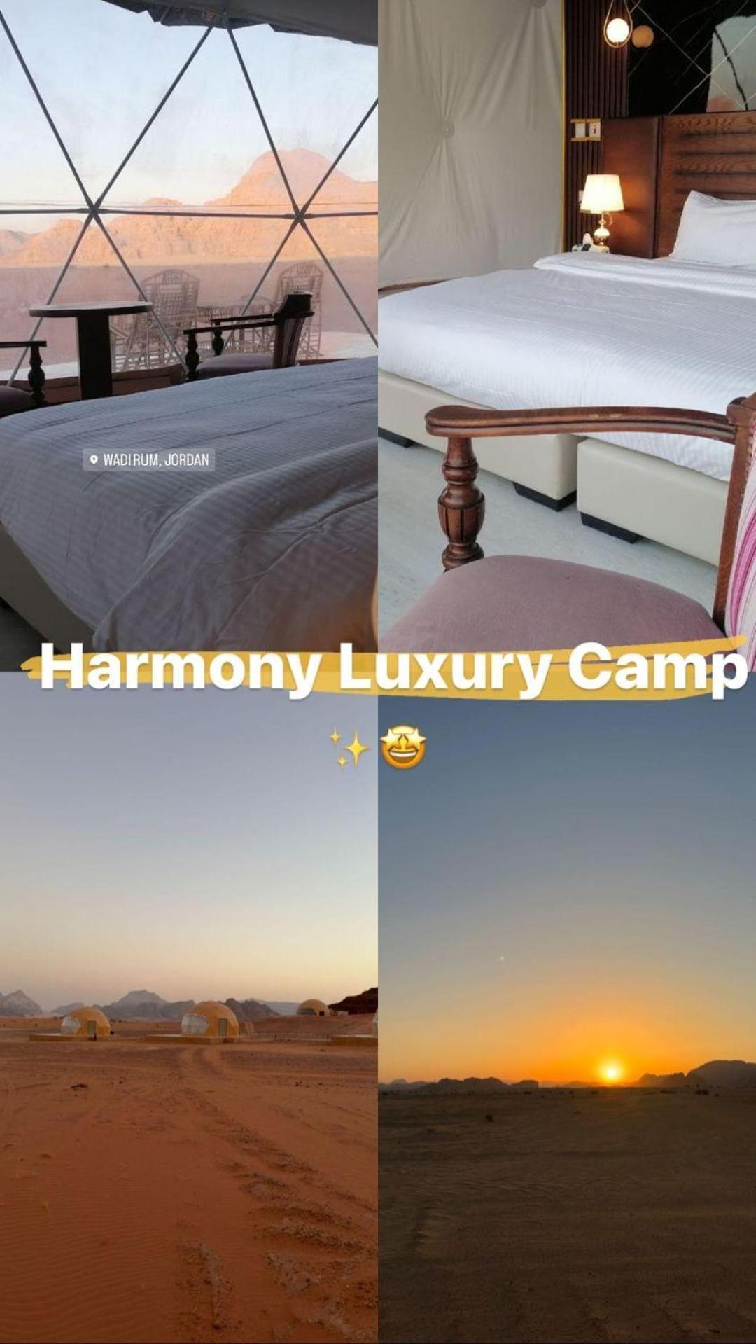 Harmony Luxury Camp Hotel Wadi Rum Bagian luar foto